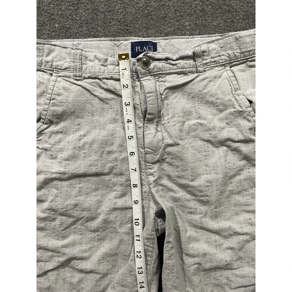 The Children's Place Youth Gray Shorts Classic Button Size 14